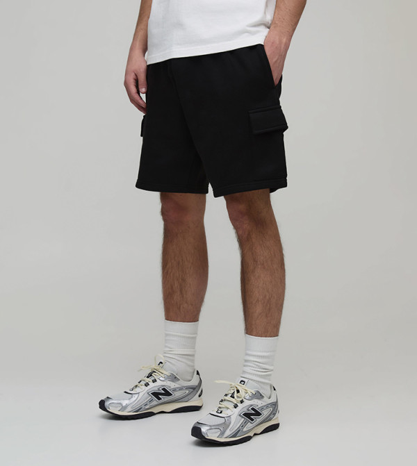 boohooMAN  Shorts - Black Casual Shorts