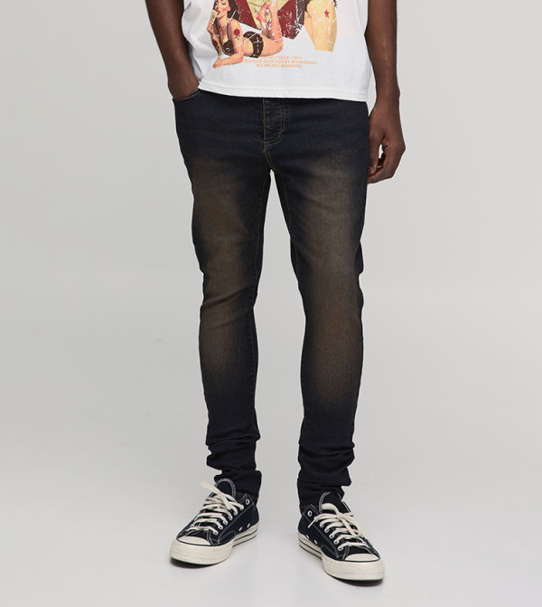 boohooMAN  Skinny Jeans - Blue Skinny Jeans