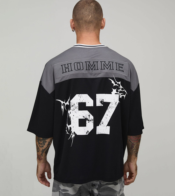 boohooMAN boohooMAN - BLACK V-Neck T-Shirts