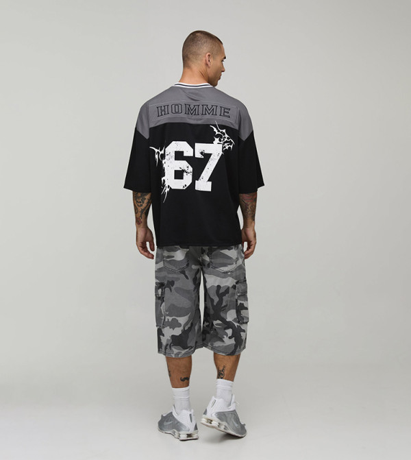 boohooMAN boohooMAN - BLACK V-Neck T-Shirts
