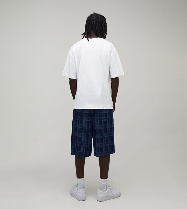 boohooMAN Denim Shorts - Indigo Denim shorts