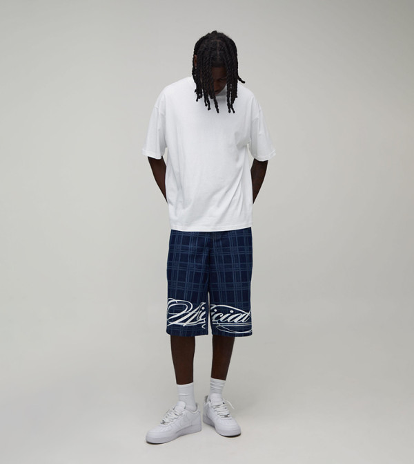 boohooMAN Denim Shorts - Indigo Denim shorts