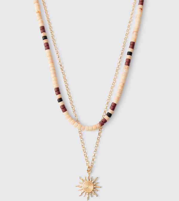 boohooMAN  Jewellery - Gold Necklaces & Pendants