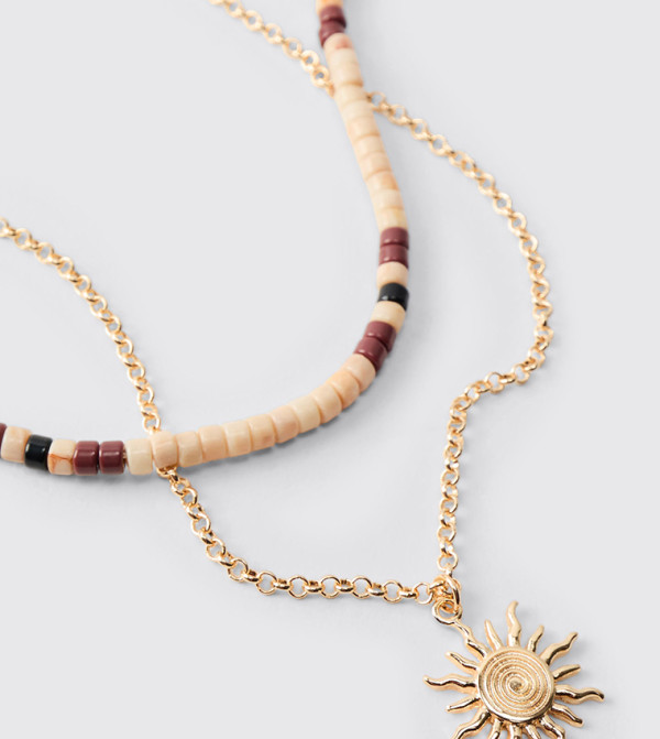 boohooMAN  Jewellery - Gold Necklaces & Pendants