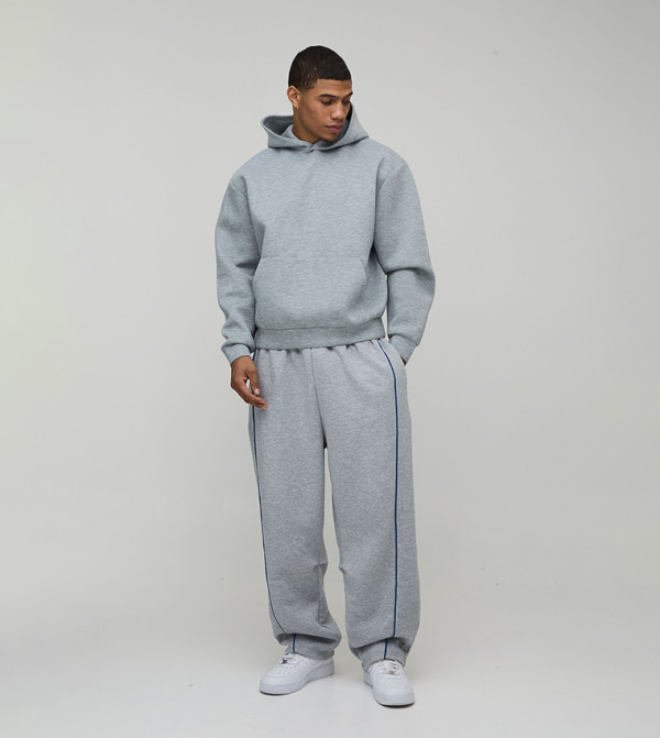 بوهو مان  ملابس - رمادي جوغر