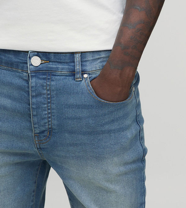 boohooMAN  Skinny Jeans - Blue Skinny Jeans