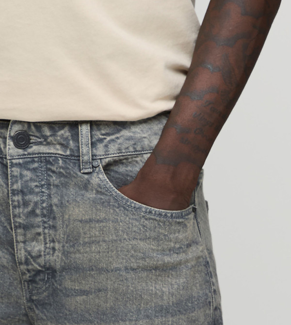بوهو مان جينزات واسعة - رمادي Relaxed Jeans