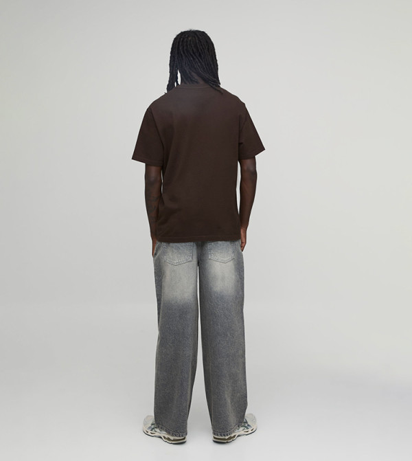 boohooMAN  Relaxed Jeans - Grey Relaxed Jeans