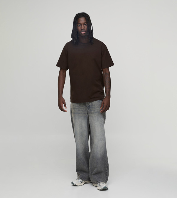 boohooMAN  Relaxed Jeans - Grey Relaxed Jeans