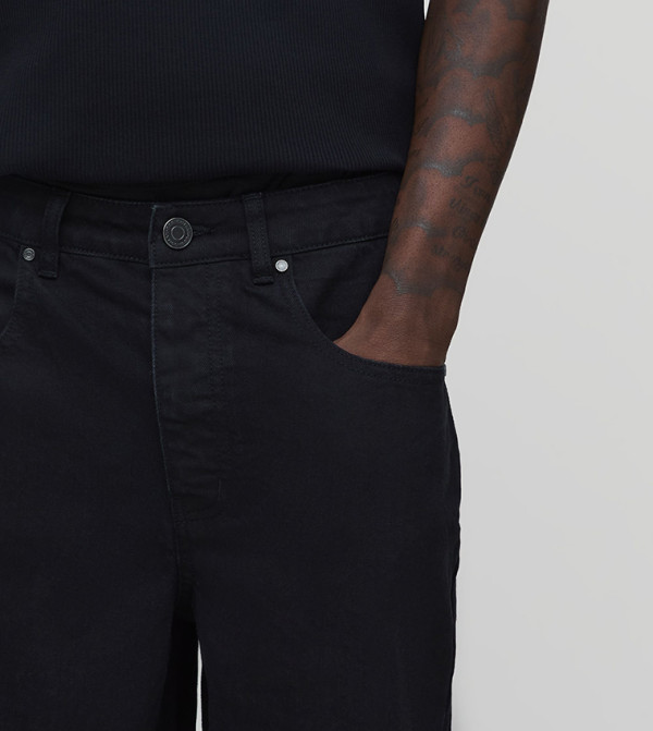 بوهو مان جينزات واسعة - أسود Relaxed Jeans