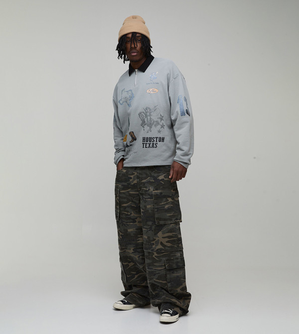 boohooMAN  Hoodies & Sweatshirts - Grey Sweatshirts
