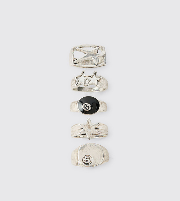boohooMAN  Rings - Silver Rings
