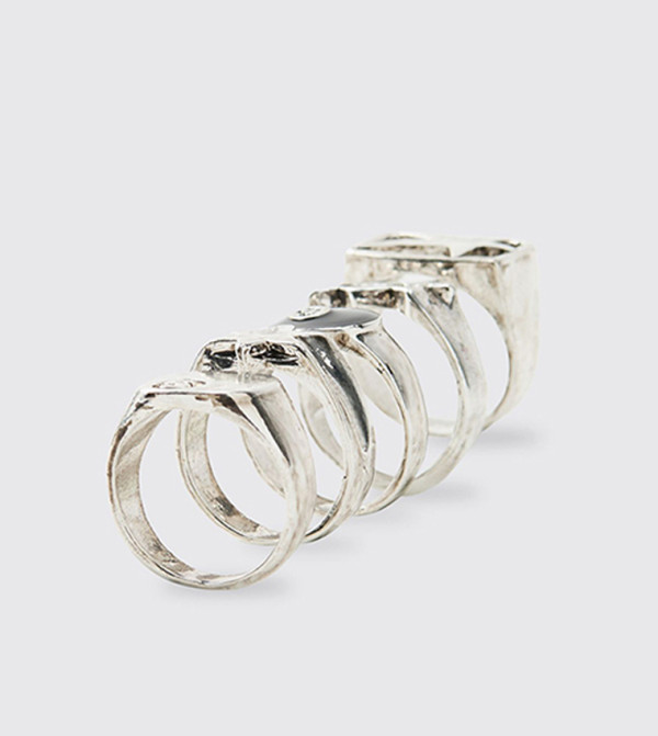 boohooMAN  Rings - Silver Rings
