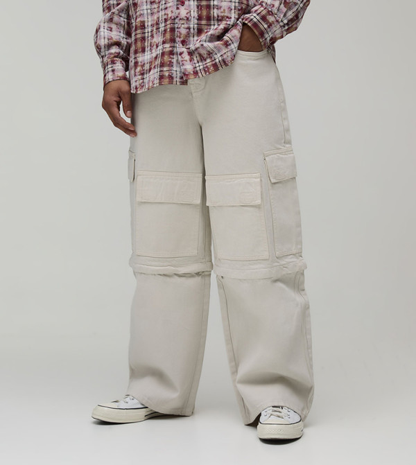 بوهو مان utility-workwear - حجر Relaxed Jeans