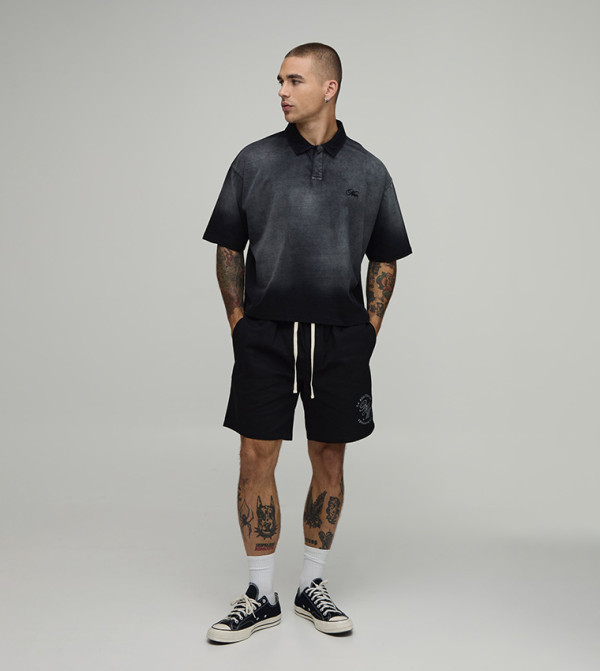 boohooMAN boohooMAN - BLACK Polo T-shirts