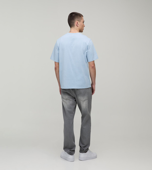 boohooMAN boohooMAN - Blue Round Neck T-Shirts