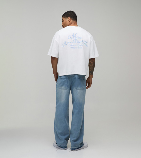 boohooMAN boohooMAN - White Round Neck T-Shirts
