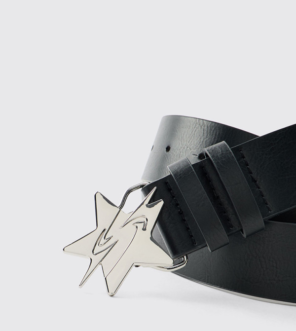 boohooMAN Non Leather Belts - BLACK Non Leather Belts