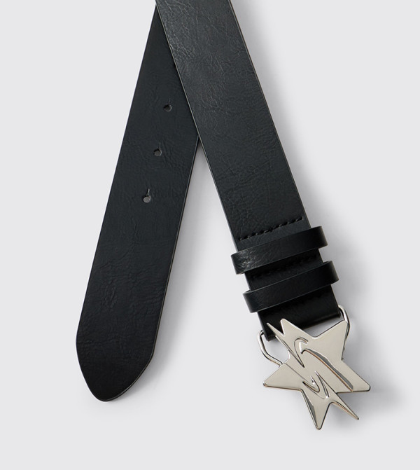 boohooMAN Non Leather Belts - BLACK Non Leather Belts