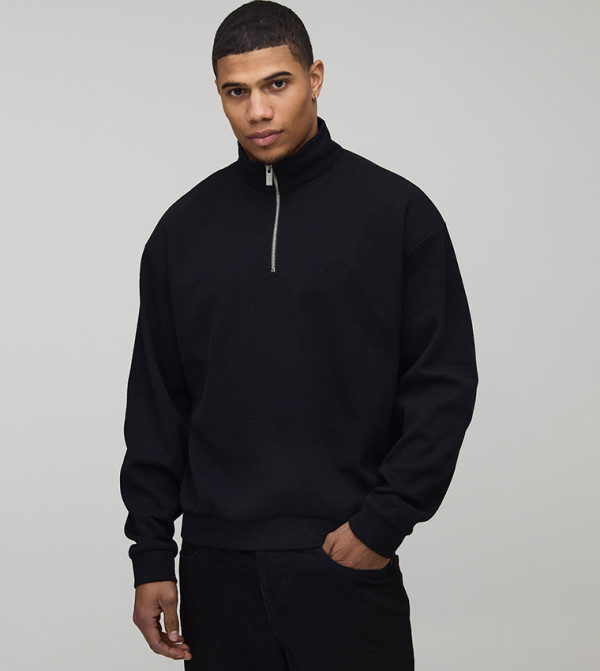 boohooMAN  Hoodies & Sweatshirts - BLACK Sweatshirts
