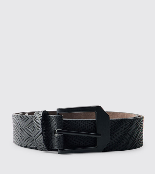 boohooMAN Belts - BLACK Non Leather Belts