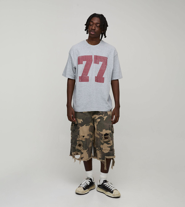 boohooMAN Denim Shorts - Khaki Denim shorts