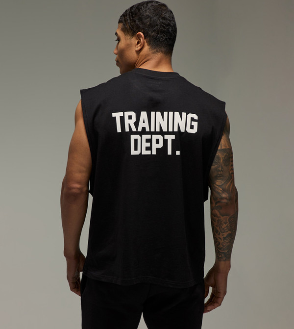 boohooMAN Clothing - BLACK T-Shirts & Vests