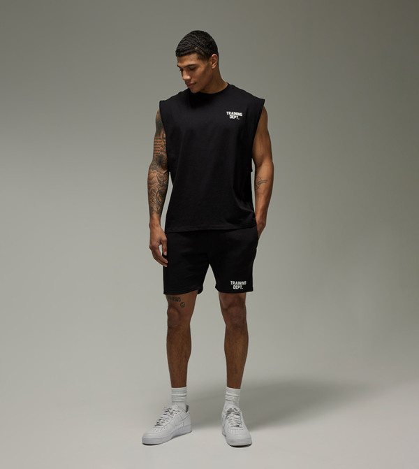 boohooMAN Clothing - BLACK T-Shirts & Vests