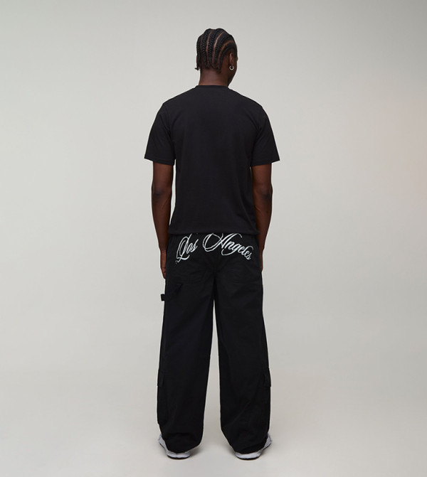 boohooMAN  Cargos - BLACK Cargos