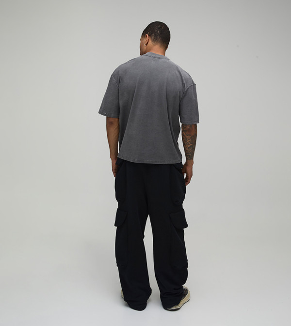 boohooMAN boohooMAN - Grey Round Neck T-Shirts