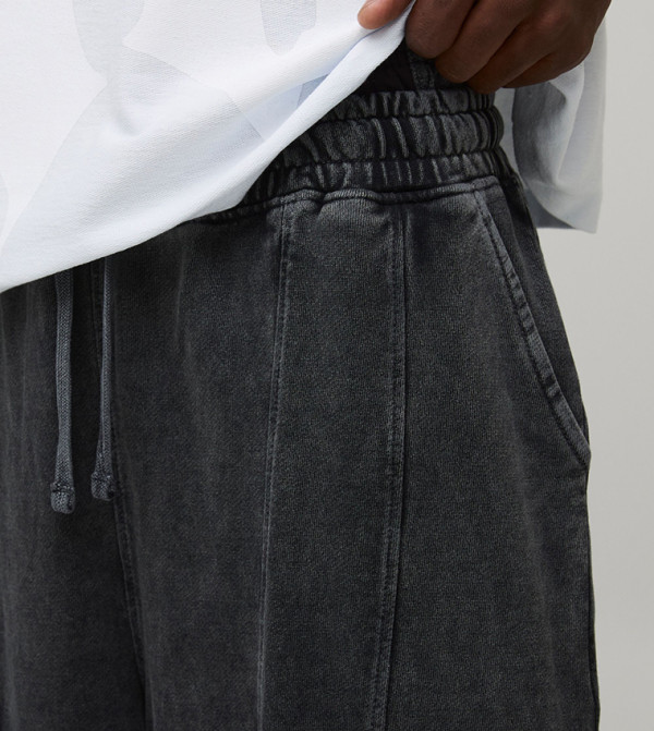 boohooMAN  - CHARCOAL Joggers