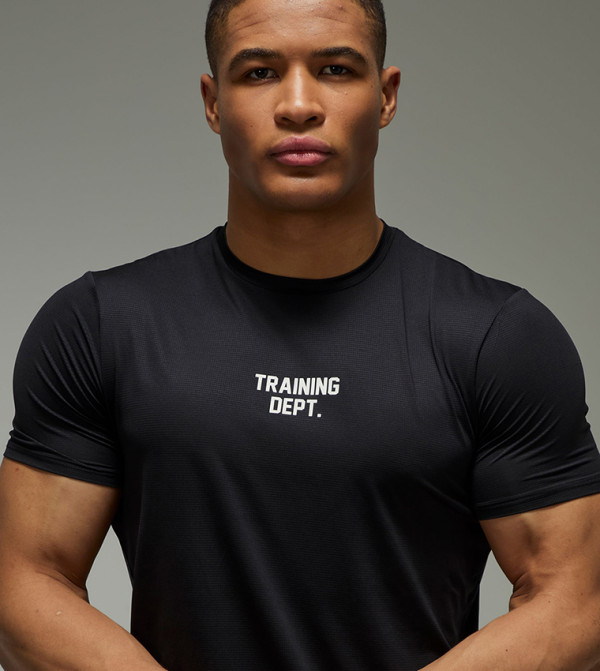 Training Dept.  Sportswear - BLACK T-Shirts & Vests