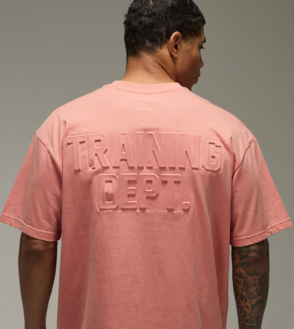 boohooMAN boohooMAN - Pink Round Neck T-Shirts