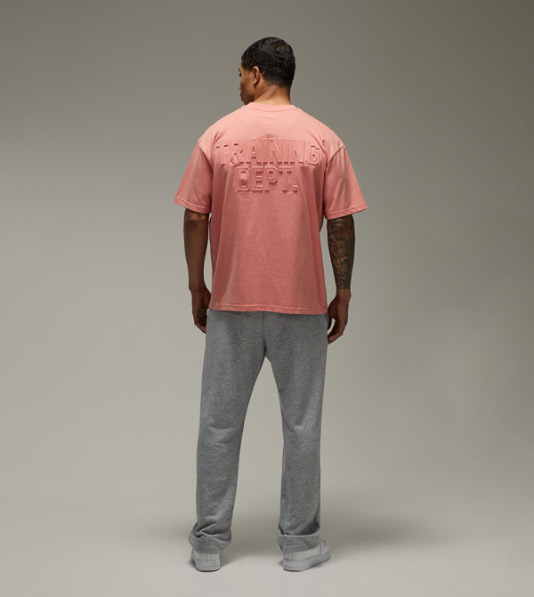 boohooMAN boohooMAN - Pink Round Neck T-Shirts
