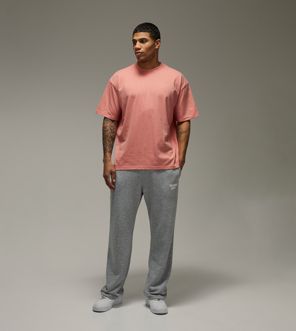 boohooMAN boohooMAN - Pink Round Neck T-Shirts
