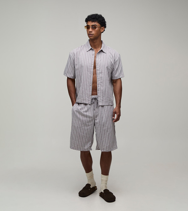 بوهو مان  أطقم ملابس - رمادي Co-Ord Set