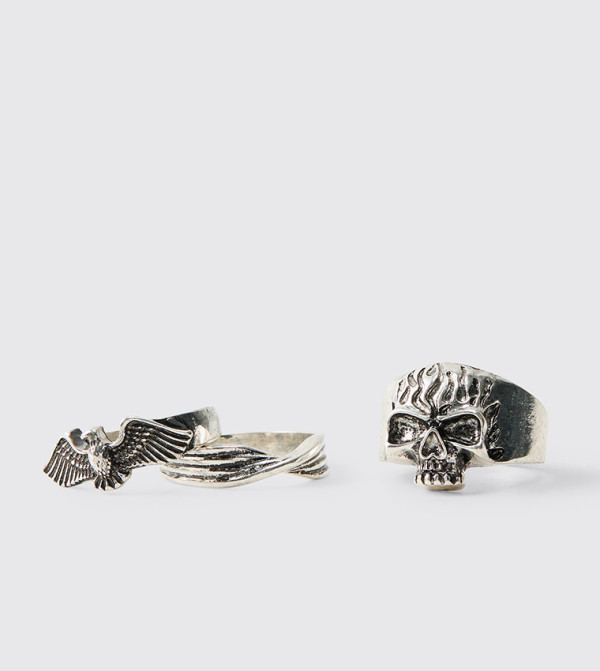 boohooMAN  Rings - Silver Rings