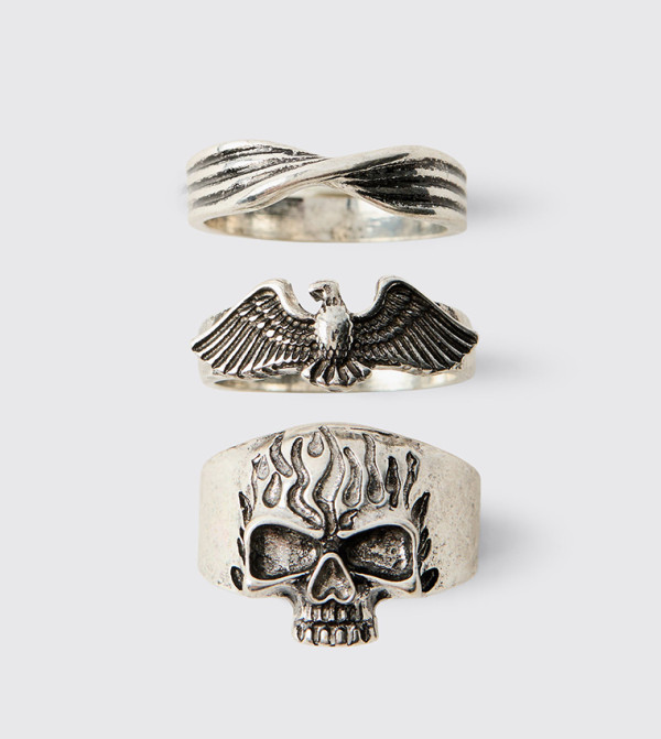 boohooMAN  Rings - Silver Rings