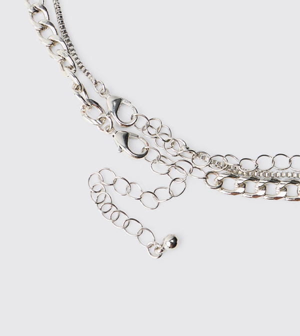boohooMAN  - Silver Necklaces & Pendants