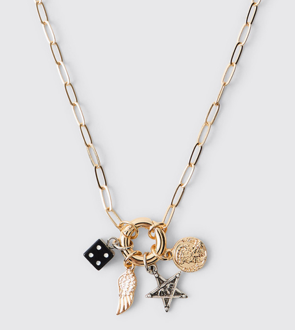 boohooMAN  - Gold Necklaces & Pendants