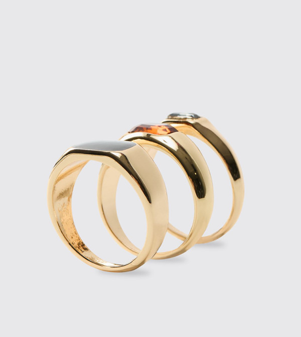 boohooMAN  - Gold Rings