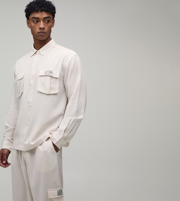 بوهو مان  أطقم ملابس - بيج Co-Ord Set