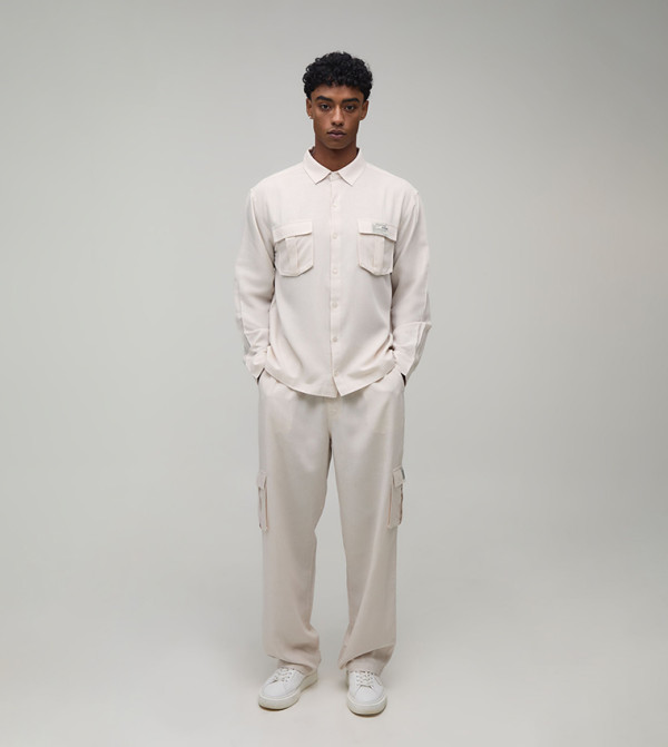 بوهو مان  أطقم ملابس - بيج Co-Ord Set