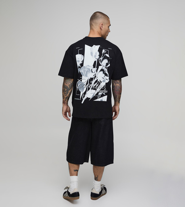 boohooMAN boohooMAN - BLACK Round Neck T-Shirts