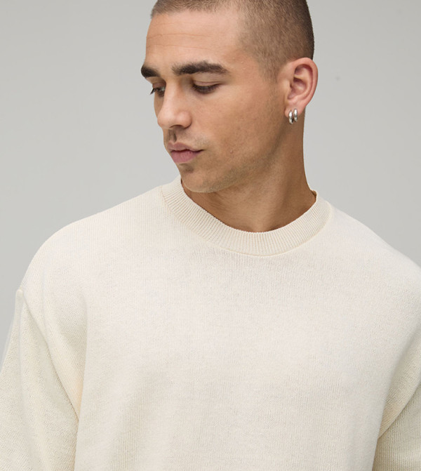 boohooMAN boohooMAN - Beige Round Neck T-Shirts