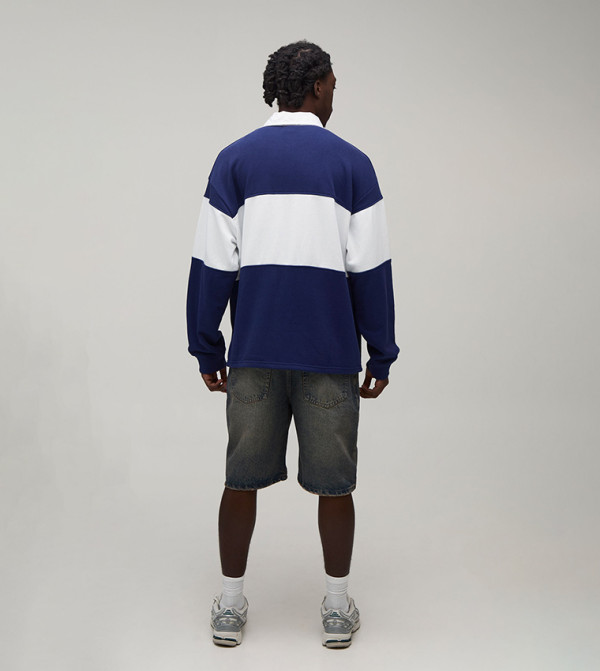 boohooMAN - Navy Polo T-shirts