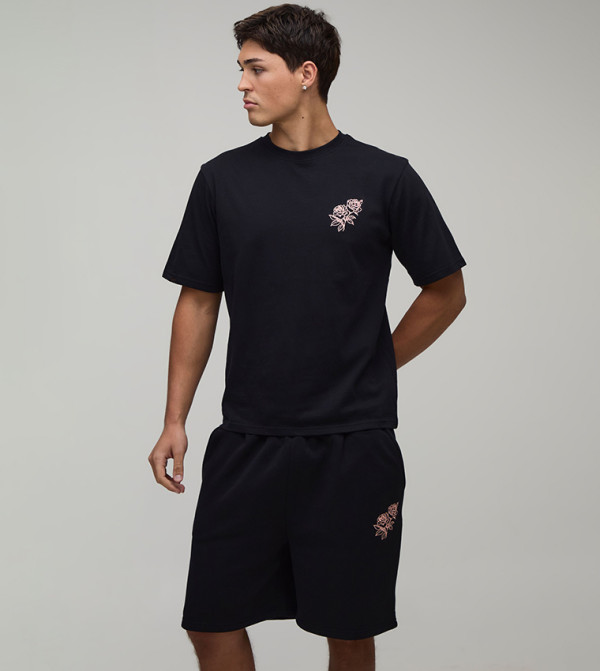 boohooMAN  Clothing Set - BLACK Co-Ord Set