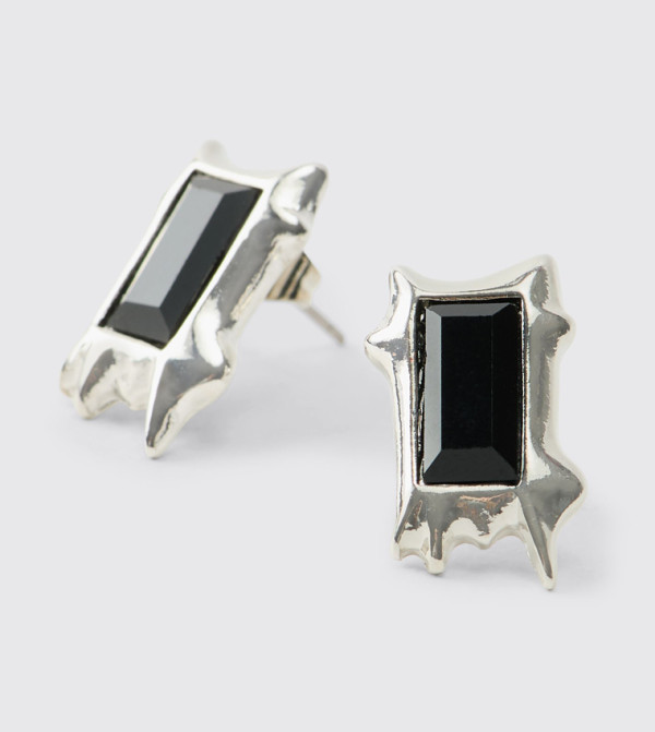 boohooMAN  Earrings - Silver Earrings