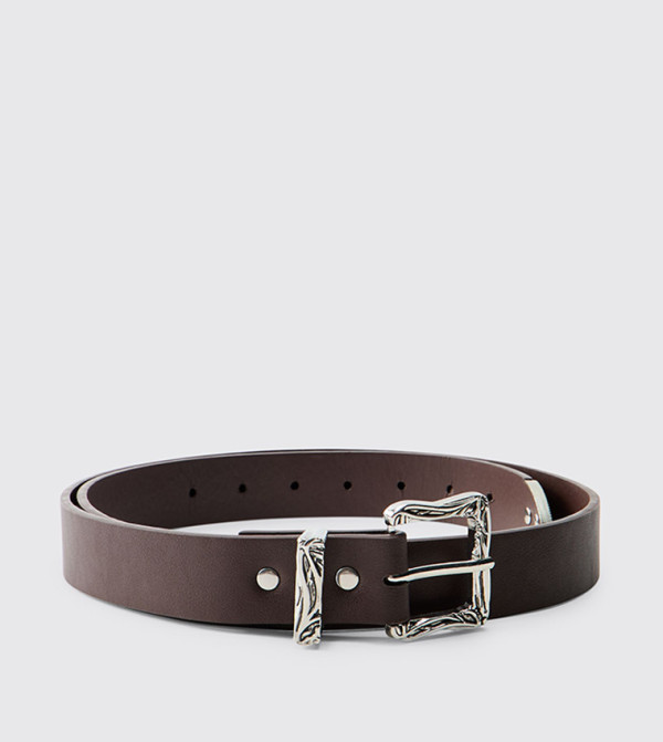 boohooMAN Non Leather Belts - Brown Non Leather Belts