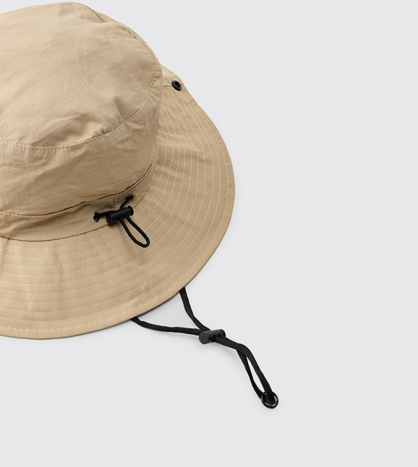 boohooMAN  Bucket Hats - Beige Bucket Hats
